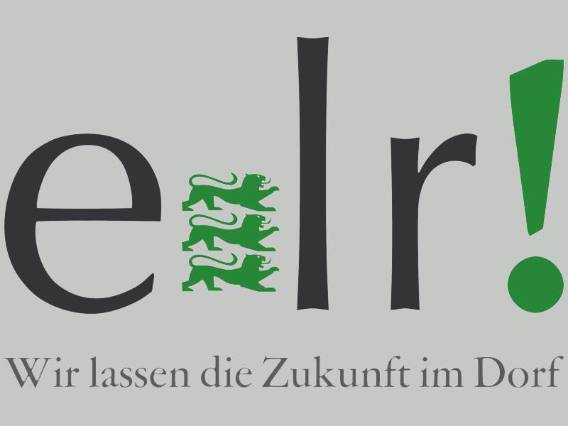 Schriftzug des Förderprogramms des Entwicklungsprogramm Ländlicher Raum (ELR)