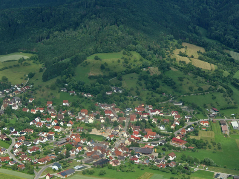 Luftbild Stadtteil Eutendorf