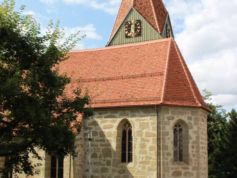 Ansicht der Kilianskirche Eutendorf